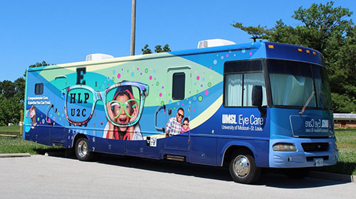 UMSL EyeCare Center bus